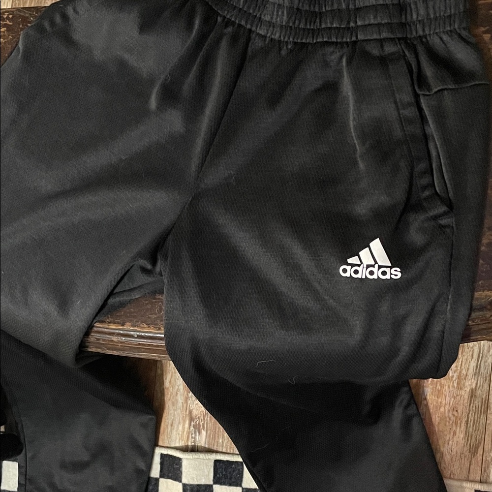 Adidas Kids Black Joggers